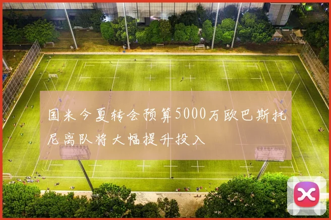 国米今夏转会预算5000万欧巴斯托尼离队将大幅提升投入